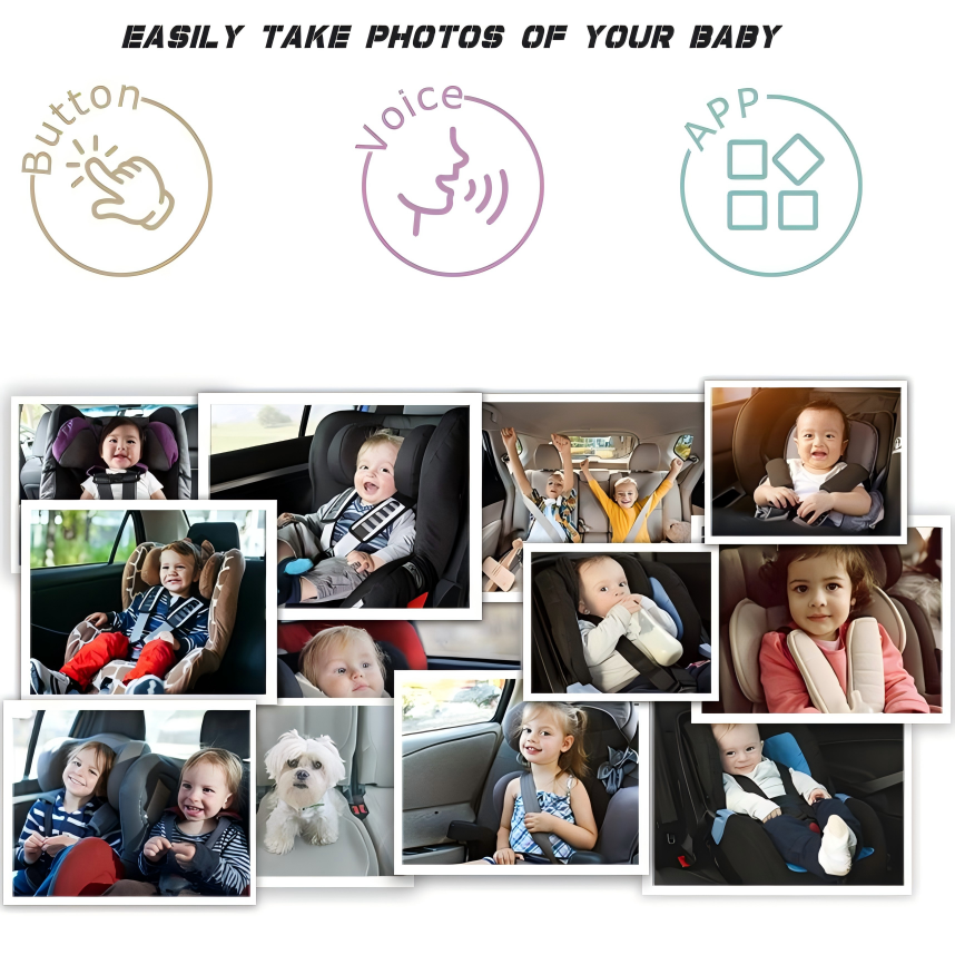 Baby Car Monitor Camera｜Smile