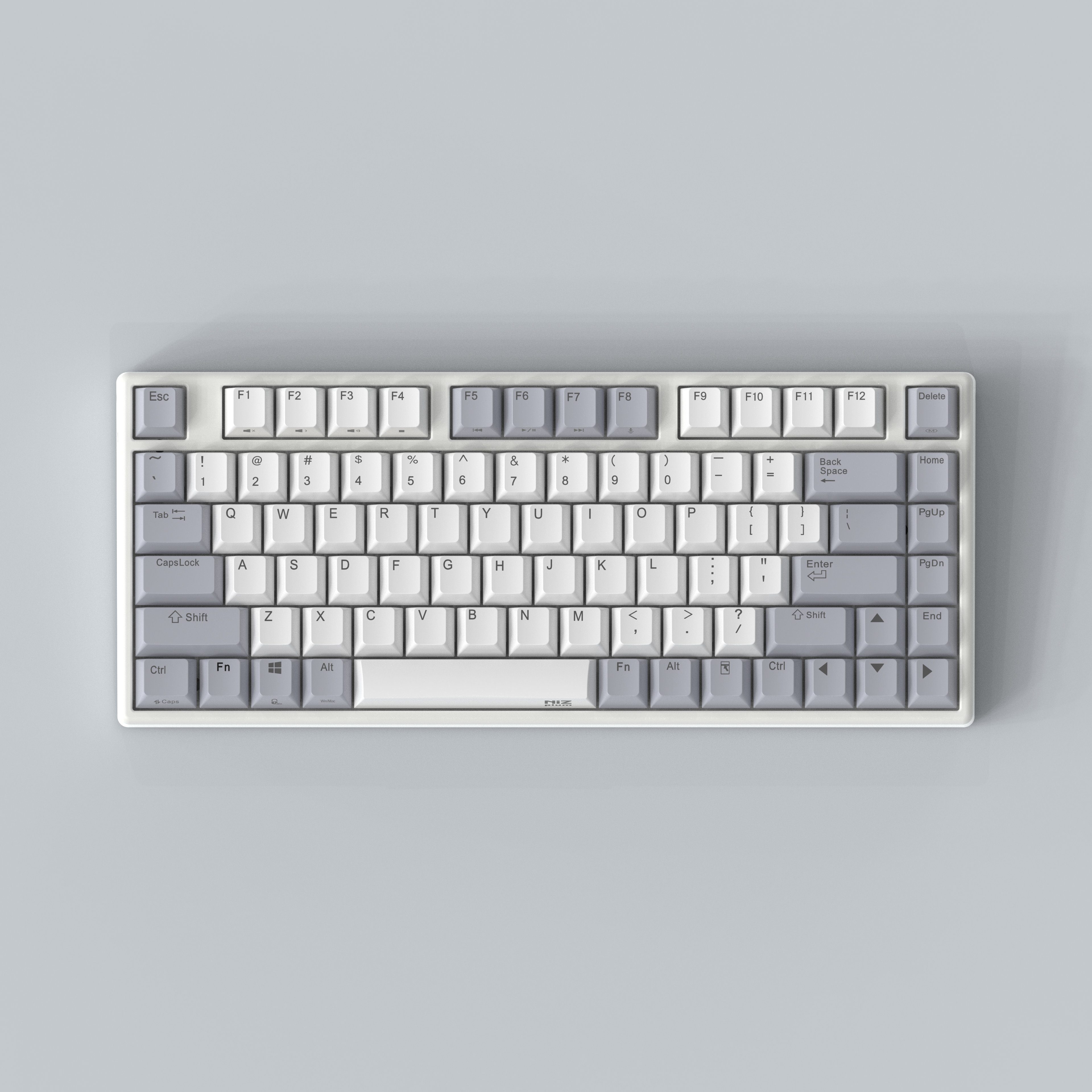 Blanc - Clavier Bluetooth EC électro-capacitif NiZ 35g